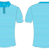 Men's Virtue Soft Blue Stripe Polo